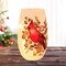Stony Creek 5.25 In Cardinal Christmas Pre-Lit Small Vase Christmas Lighted Glass Accent , Christmas Red Bird